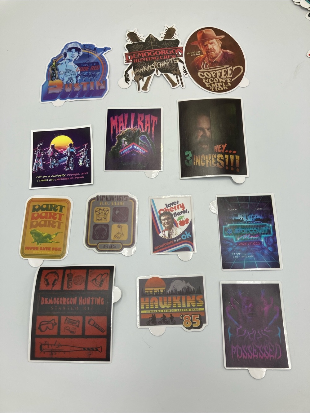 Stranger Things Assorted Multicolor Sticker Collection 30+ Pack - Picture 2 of 5